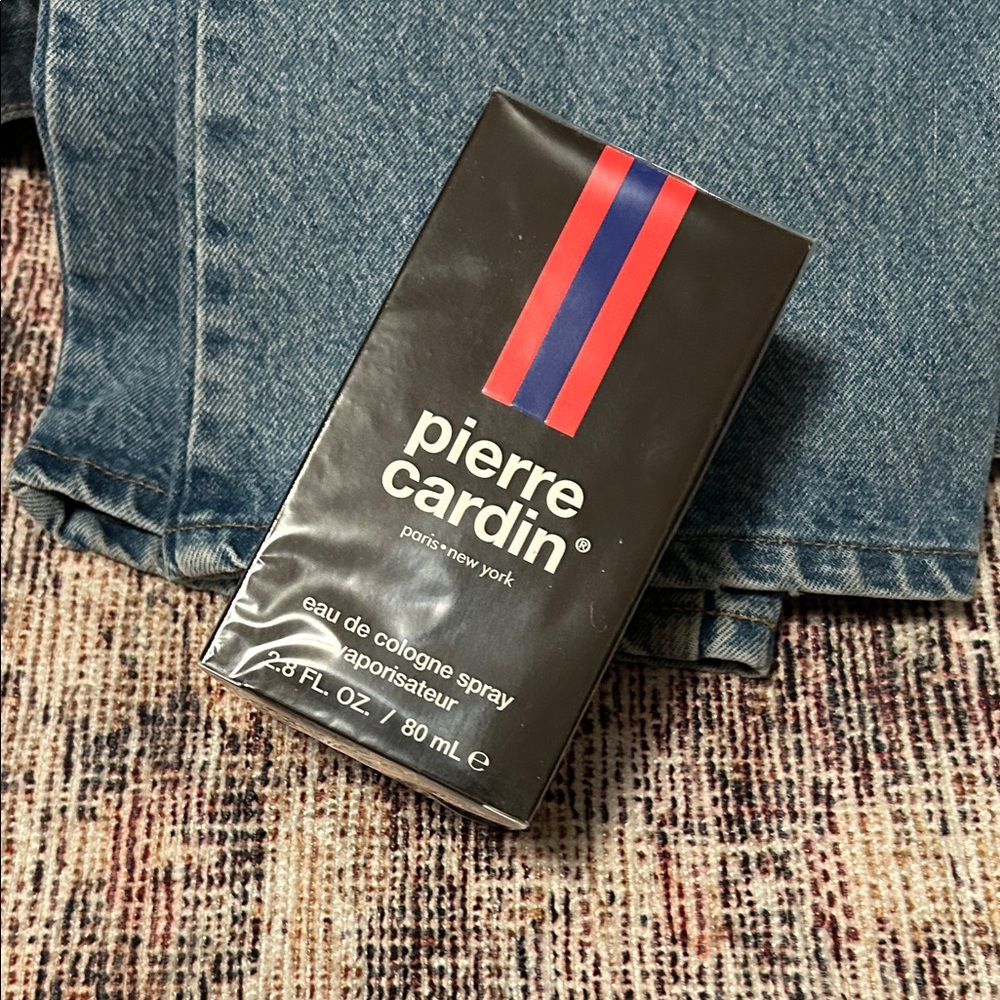 Pierre Cardin Eau de Cologne Spray with Red and Blue Stripes
